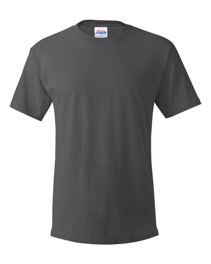 Front View of Smoke Grey Essential-T T-Shirt - 5280