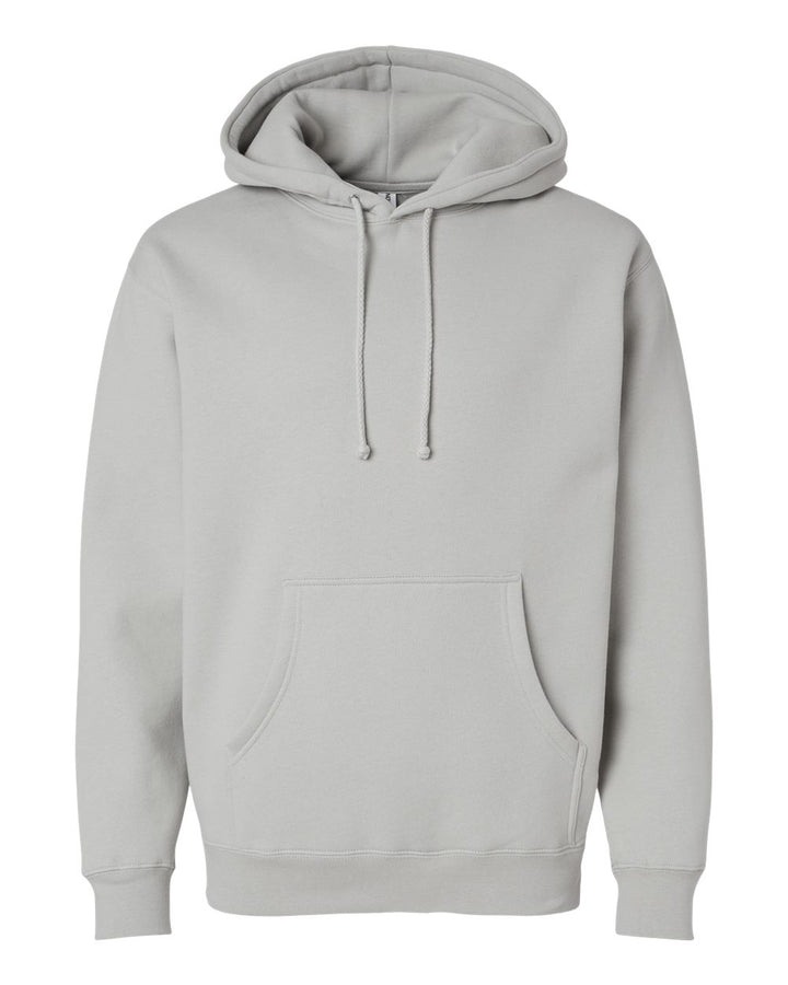 Front View of Smoke Heavyweight Hooded Sweatshirt - IND4000
