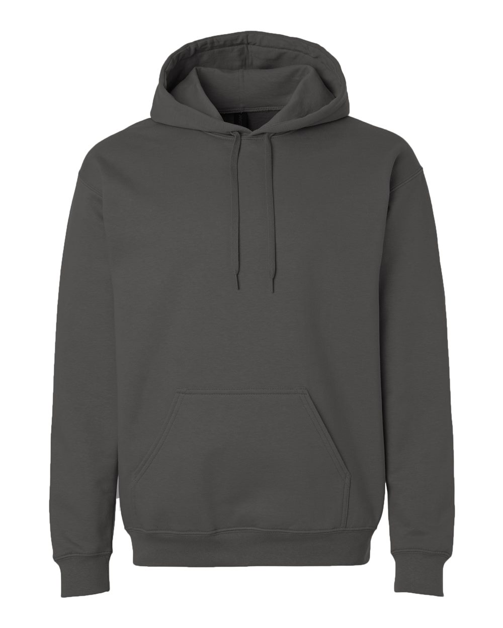 Front View of Smoke Softstyle® Midweight Hooded Sweatshirt - SF500