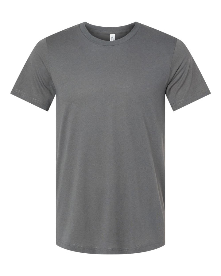 Front View of Solid Asphalt Triblend Triblend Tee - 3413