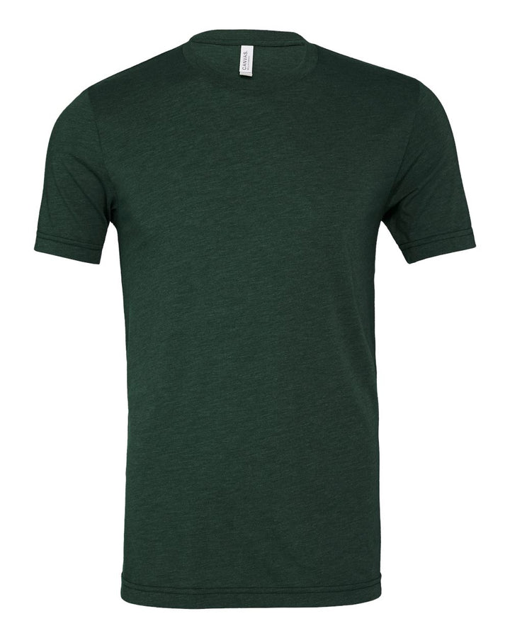 Front View of Solid Forest Triblend Triblend Tee - 3413