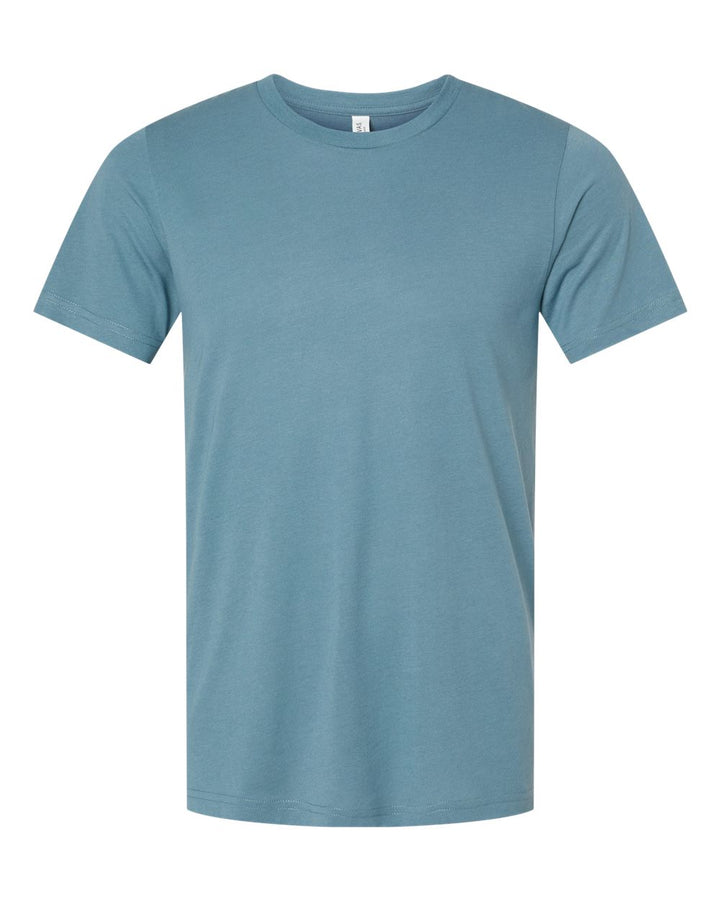 Front View of Solid Slate Triblend Triblend Tee - 3413