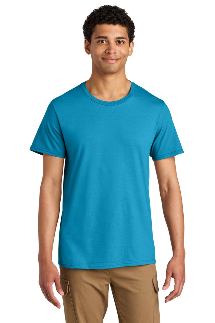 Front View of SoulBlue Jerzees Unisex Premium Combed Ring Spun Cotton Tee 570M