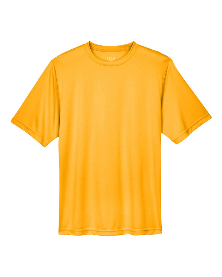 Front View of Sport Athletic Gold Men's Zone Performance T-Shirt - TT11