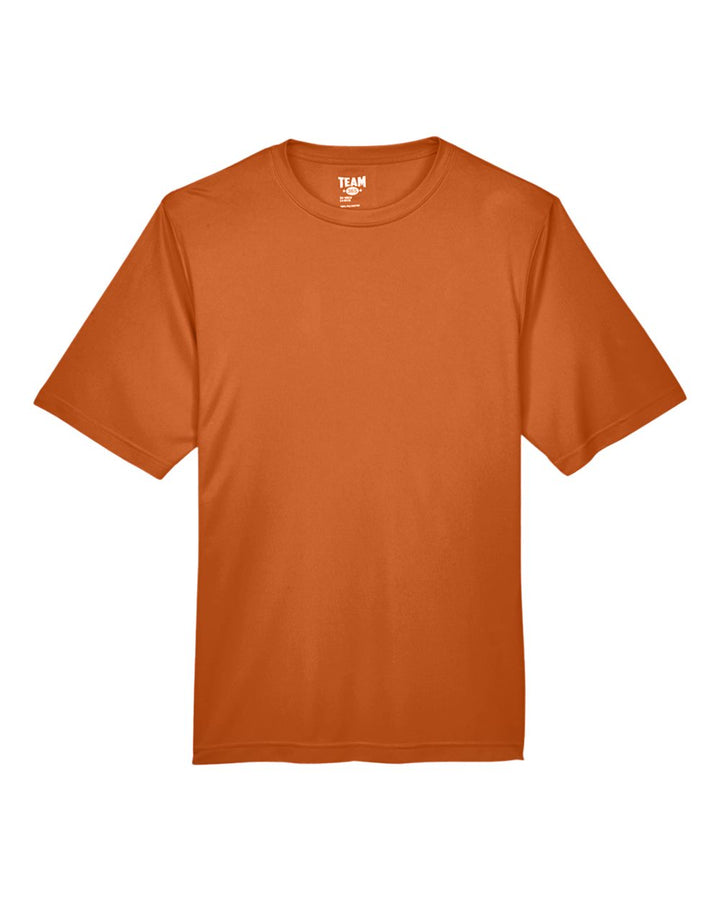 Front View of Sport Burnt Orange Men's Zone Performance T-Shirt - TT11