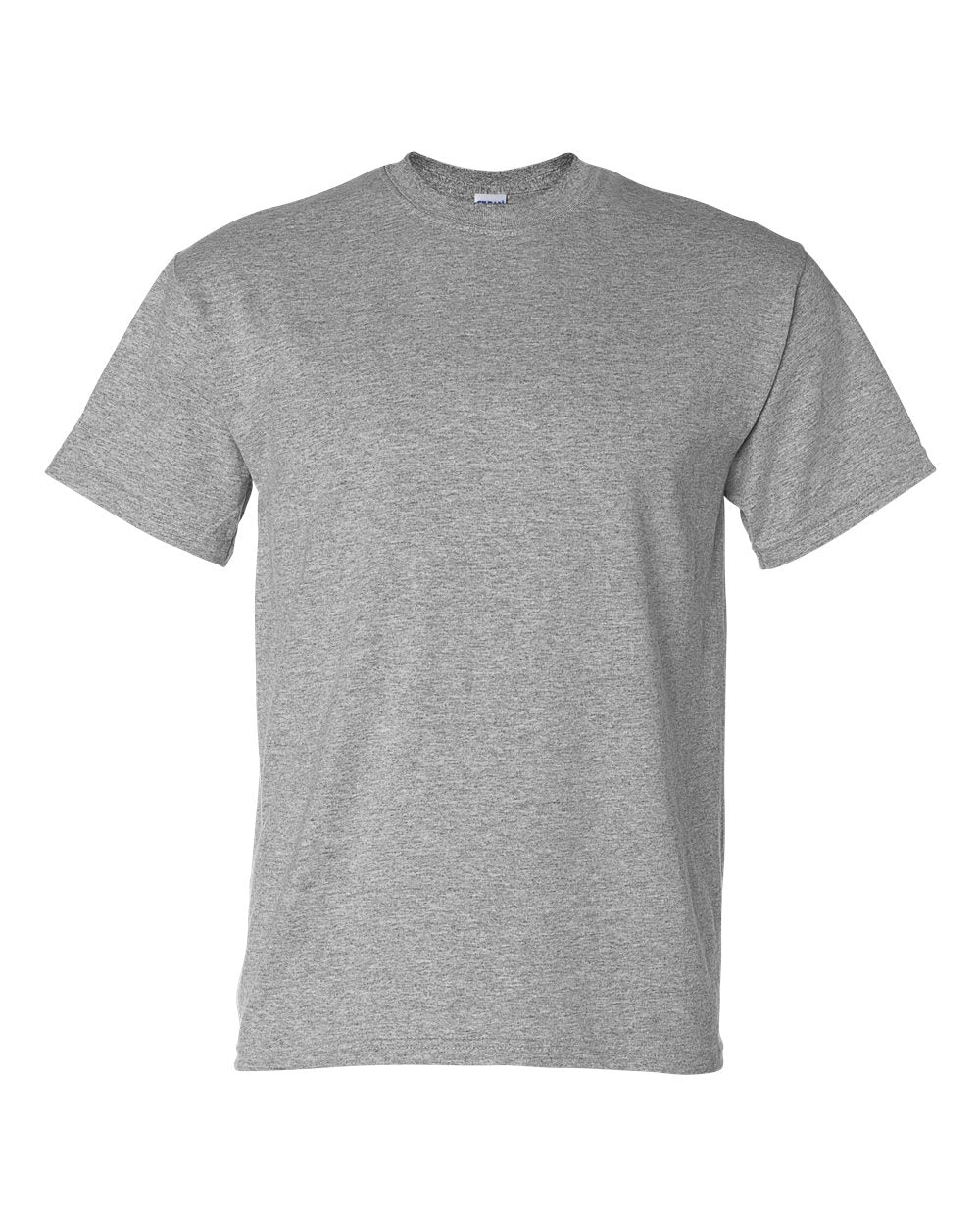 Front View of Sport Grey DryBlend® T-Shirt - 8000