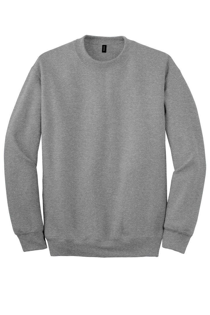 Front View of Sport Grey Gildan - DryBlend Crewneck Sweatshirt. 12000