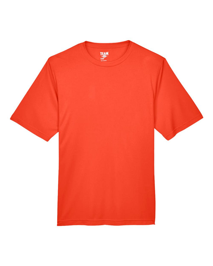 Front View of Sport Orange Men's Zone Performance T-Shirt - TT11