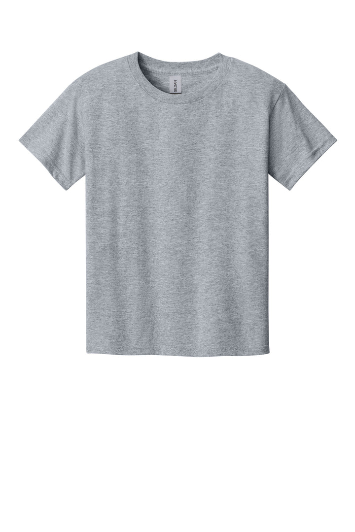 Front View of SportGrey Gildan Youth Light Cotton Tee 3000B