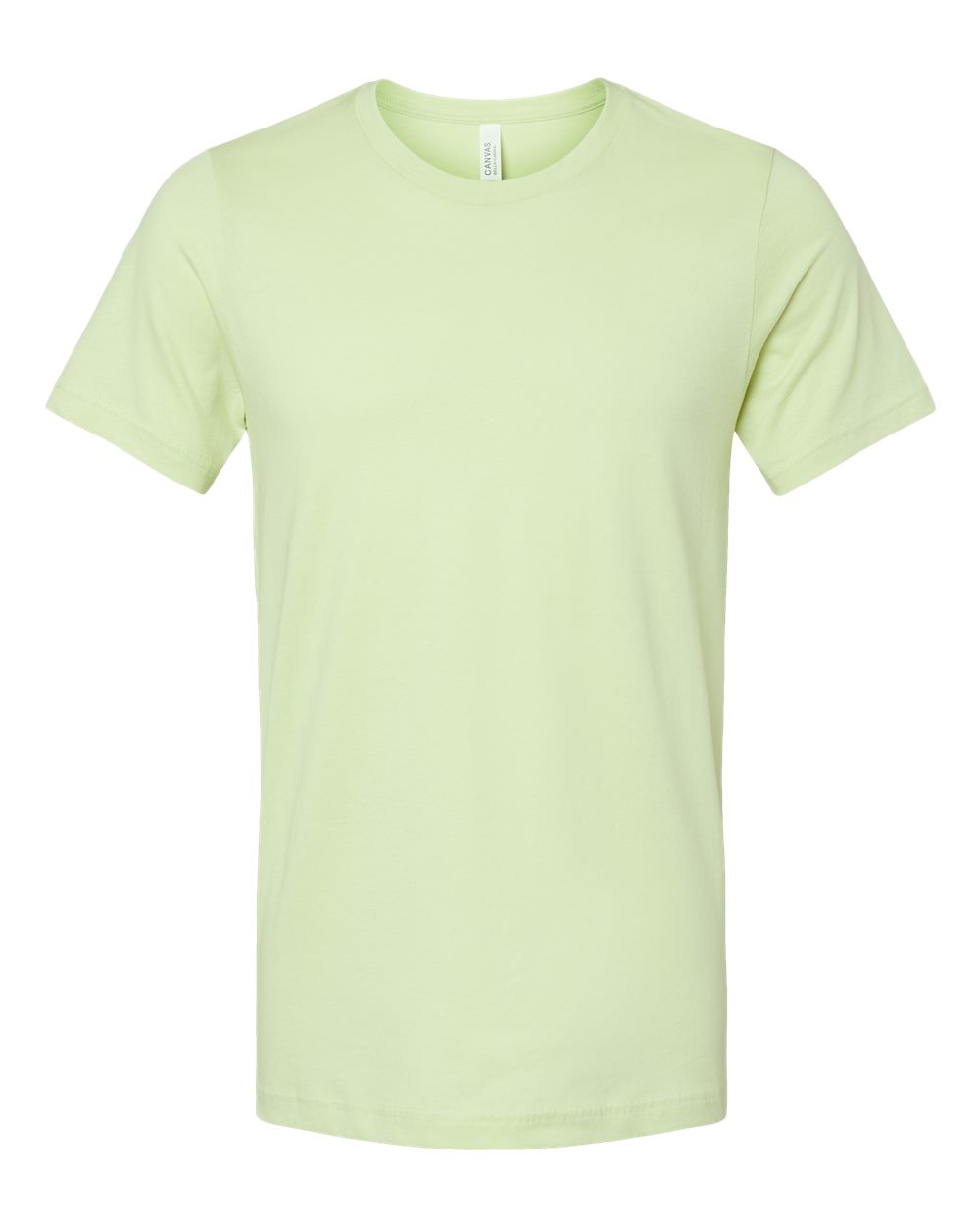 Front View of Spring Green Jersey Tee - 3001