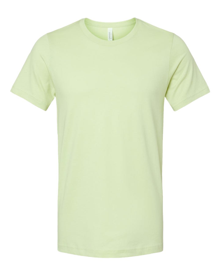 Front View of Spring Green Jersey Tee - 3001