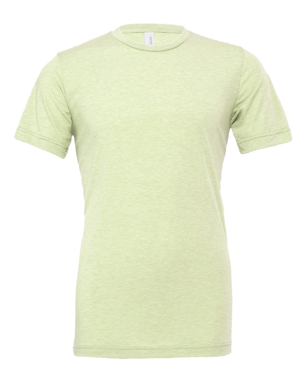 Front View of Spring Green Triblend Triblend Tee - 3413