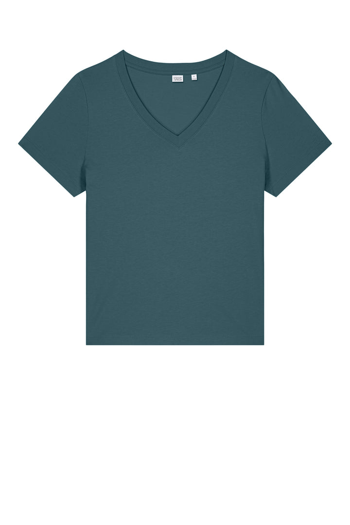 Front View of Stargazer Stanley/Stella Women's Stella Isla V-Neck Tee SXW032