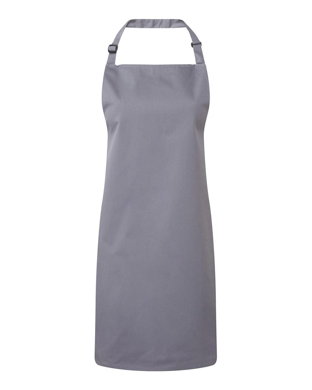 Front View of Steel Recycled Bib Apron - RP150