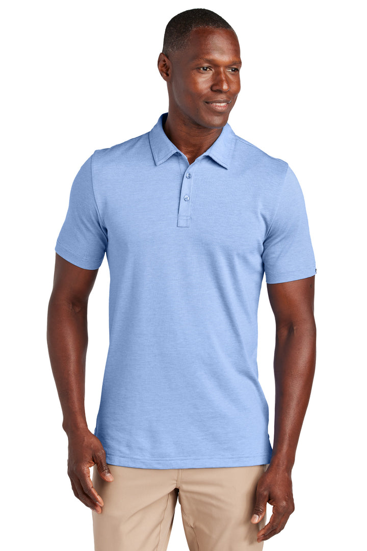 Front View of StgBluHthr TravisMathew Sunnyvale Polo TM1MAA369