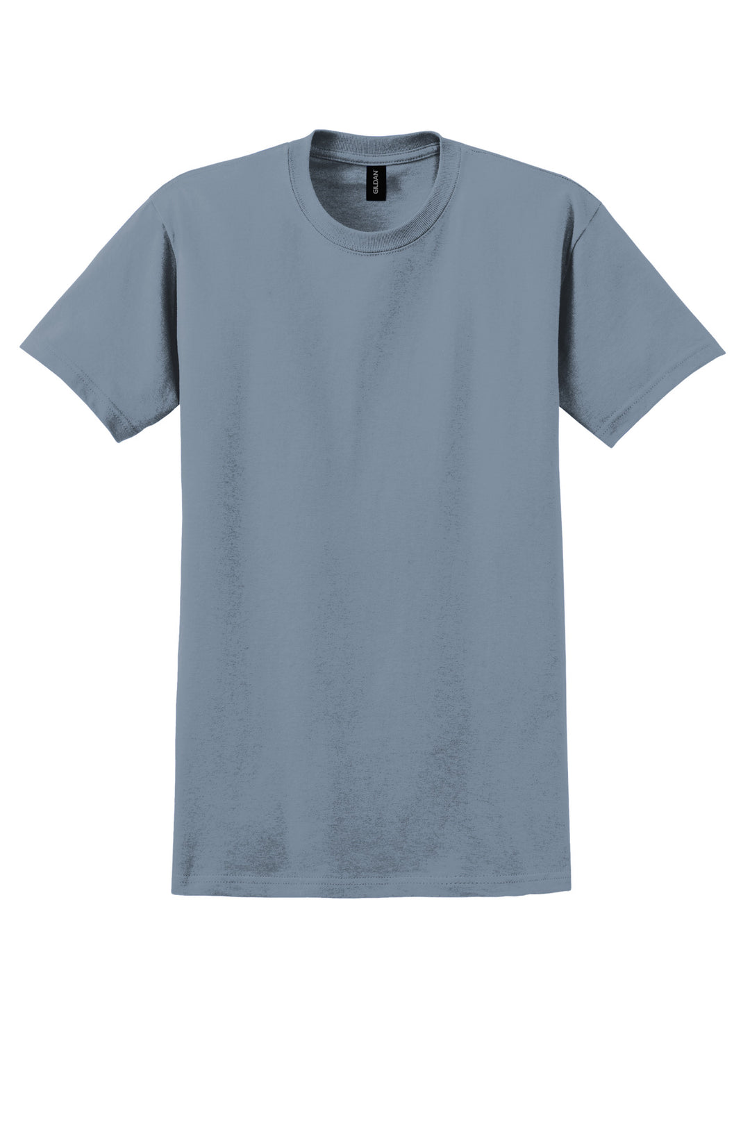 Front View of Stone Blue Gildan - Ultra Cotton 100% US Cotton T-Shirt. 2000