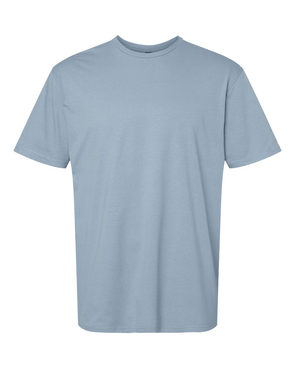 Front View of Stone Blue Softstyle® T-Shirt - 64000