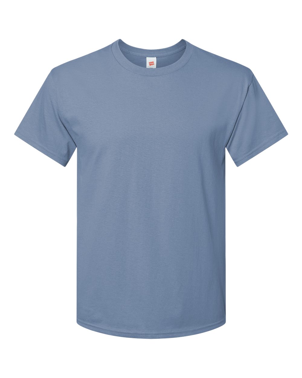 Front View of Stonewashed Blue Essential-T T-Shirt - 5280