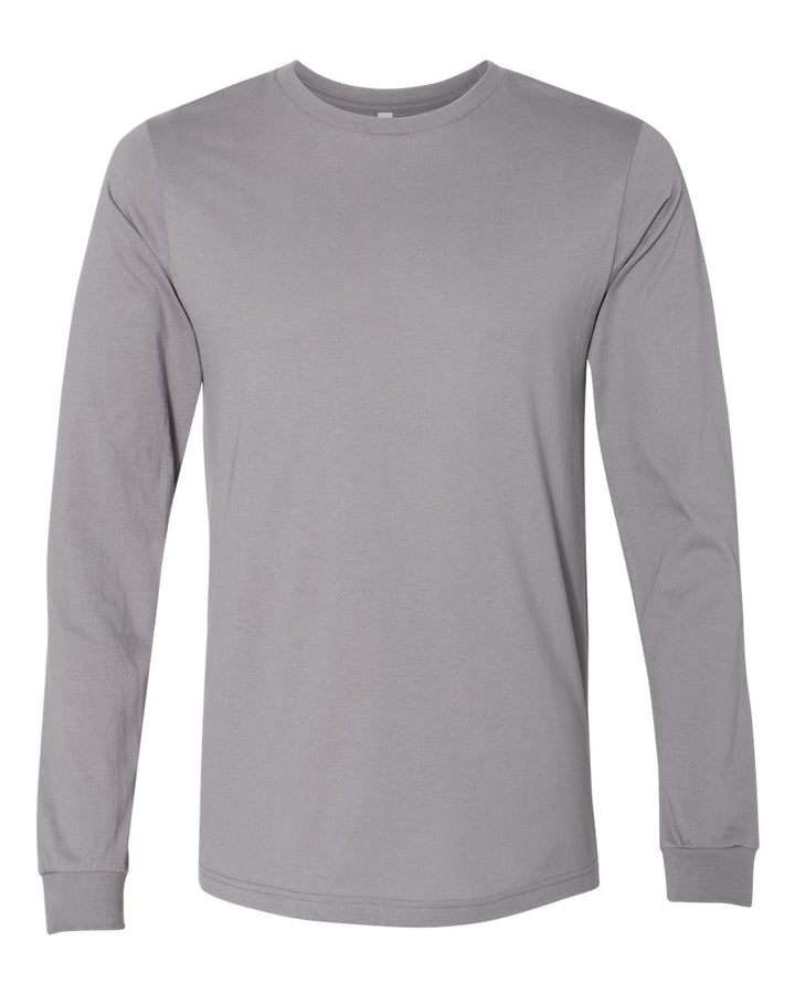 Front View of Storm Jersey Long Sleeve Tee - 3501