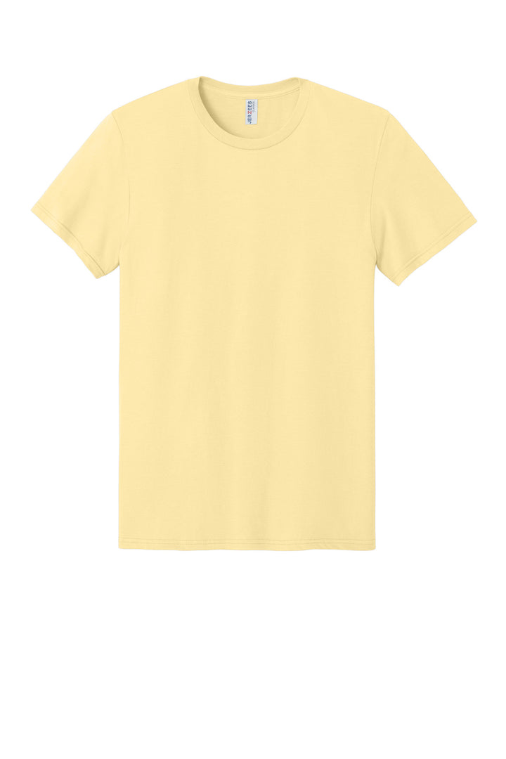 Front View of SurfYellow Jerzees Classics Unisex Cotton T-Shirt 363M