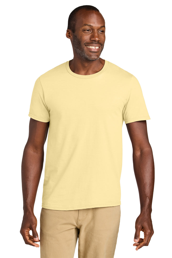 Front View of SurfYellow Jerzees Classics Unisex Cotton T-Shirt 363M