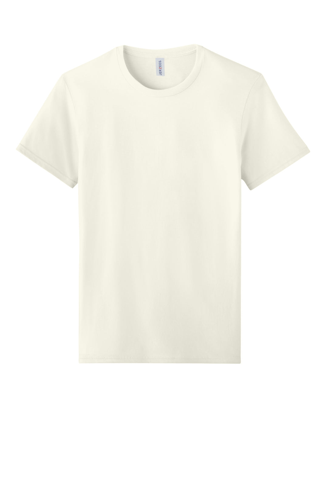 Front View of SwtCrmHthr Jerzees Unisex Premium Combed Ring Spun Cotton Tee 570M