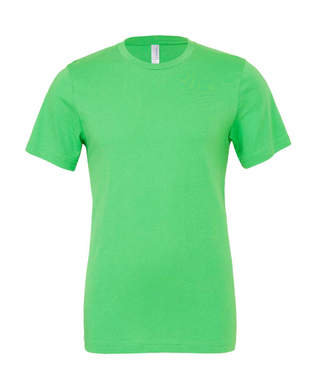 Front View of Synthetic Green Jersey Tee - 3001