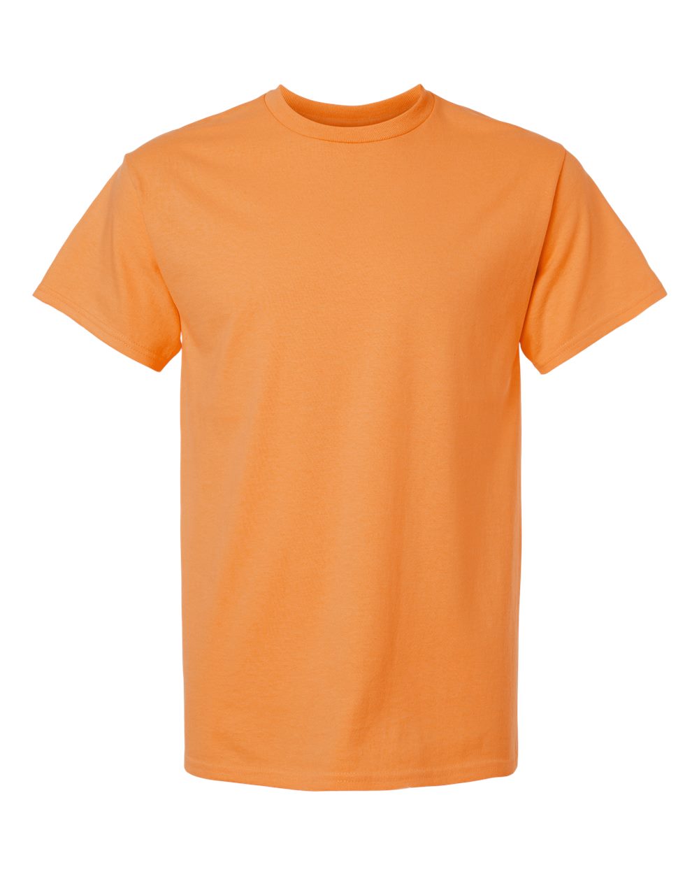 Front View of Tangerine Ultra Cotton® T-Shirt - 2000