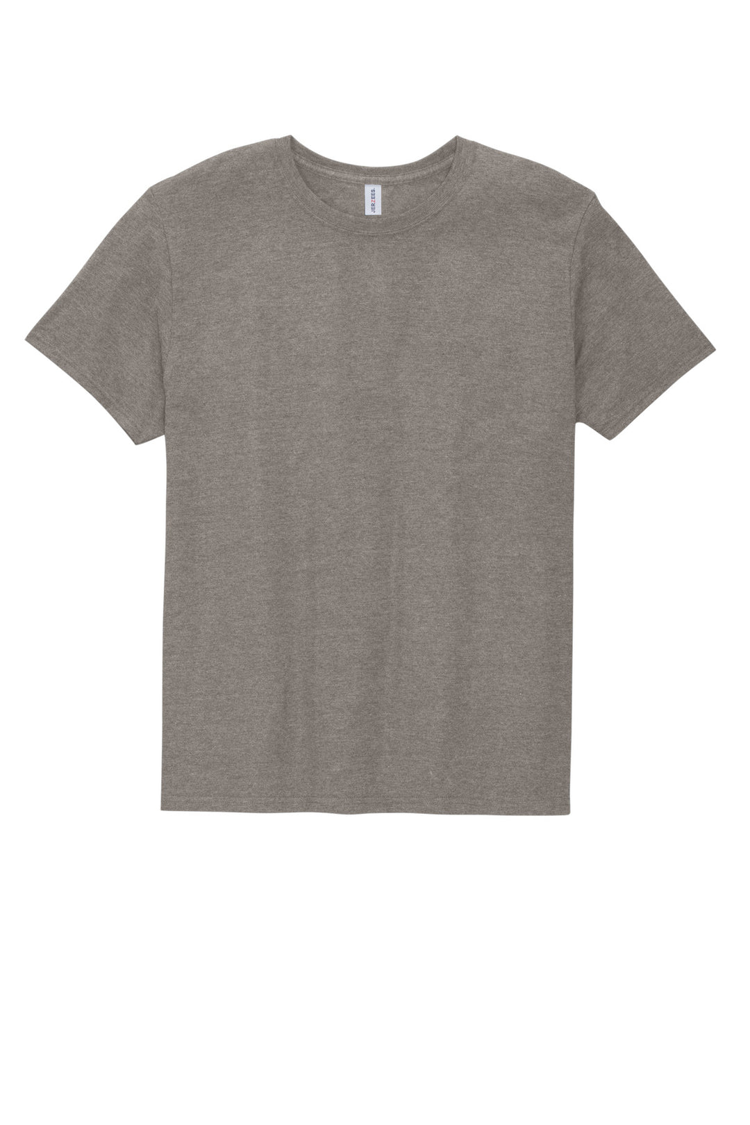 Front View of TaupeHthr Jerzees Premium Blend Ring Spun T-Shirt 560M