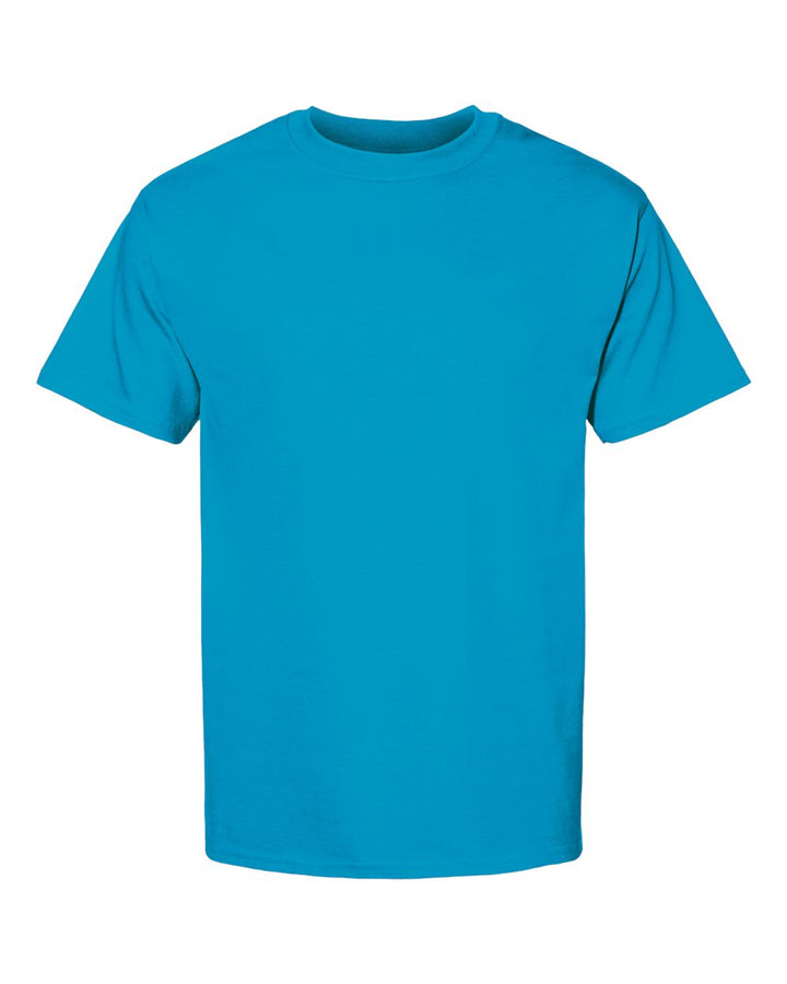 Front View of Teal Beefy-T® T-Shirt - 5180
