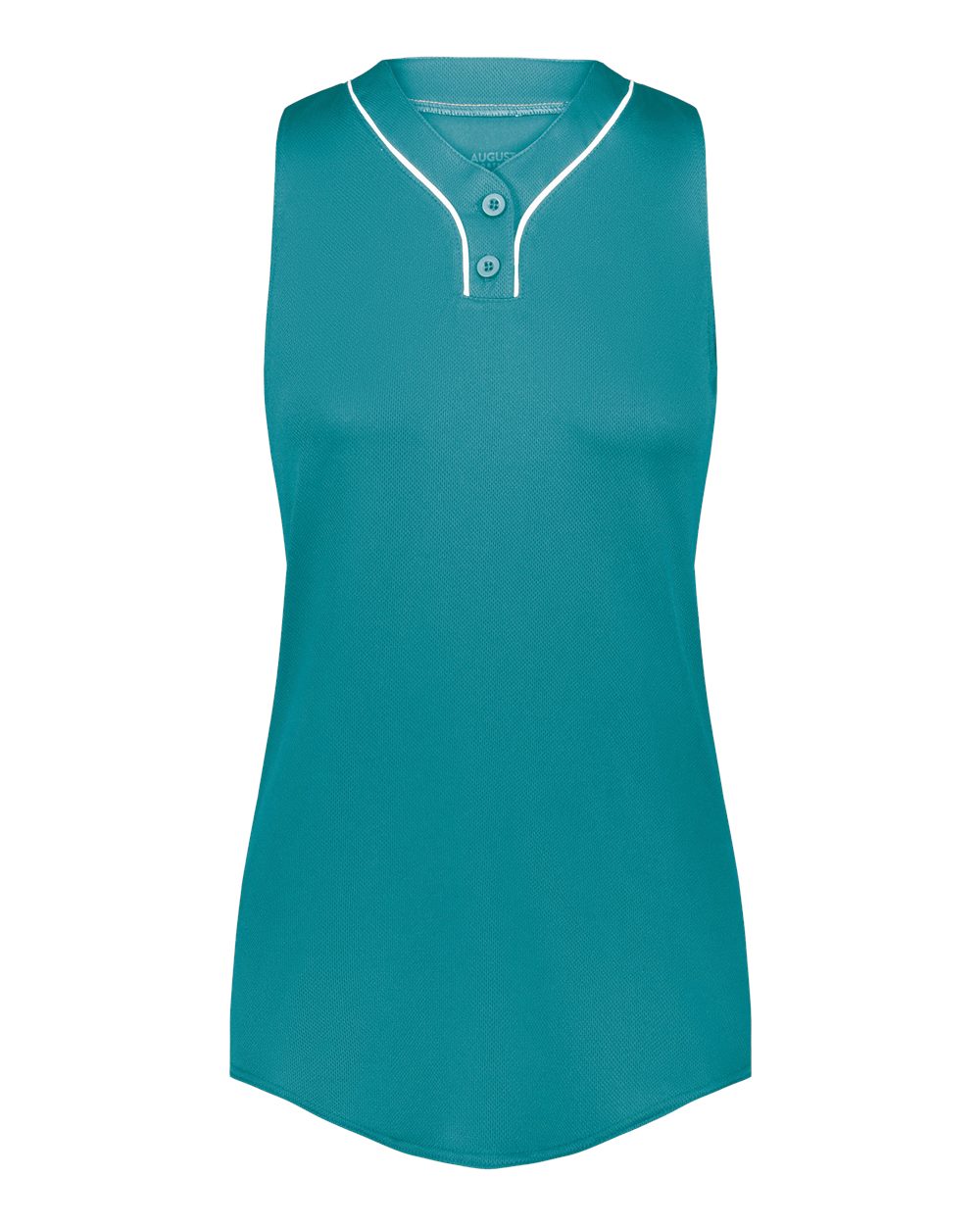 Front View of Teal/ White Women's Cutter Jersey - 6913