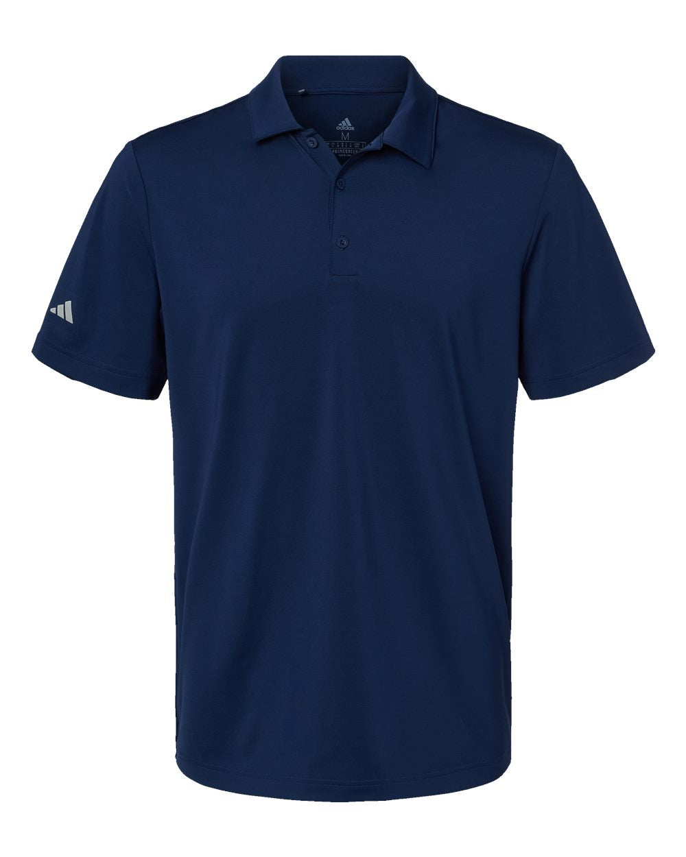 Front View of Team Navy Blue Ultimate Solid Polo - A514