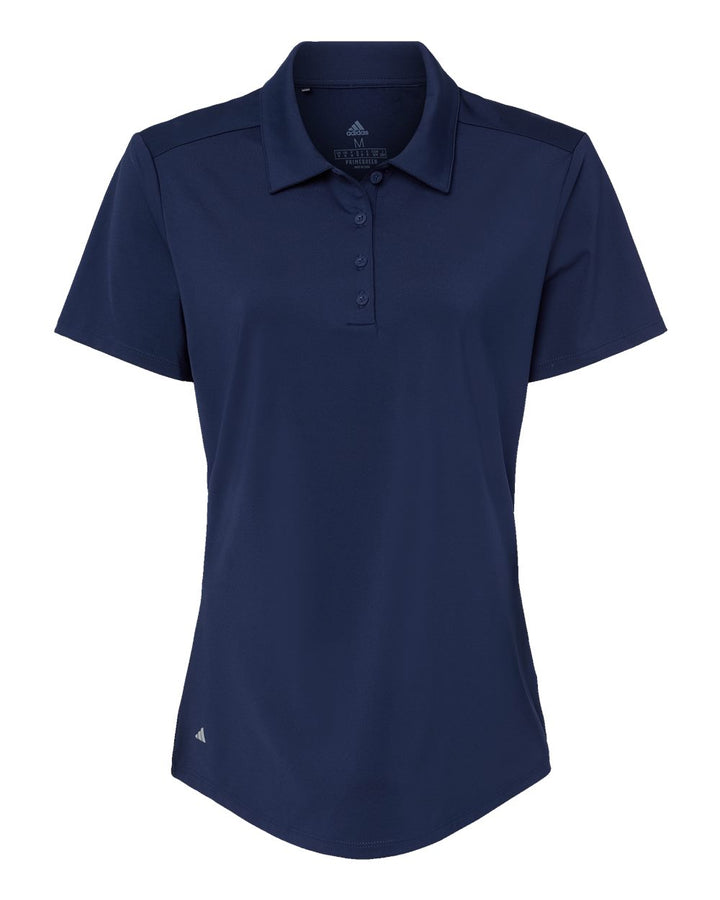 Front View of Team Navy Blue Women's Ultimate Solid Polo - A515