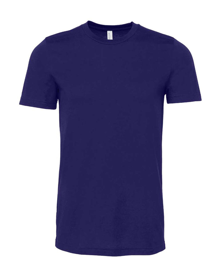 Front View of Team Navy Jersey Tee - 3001
