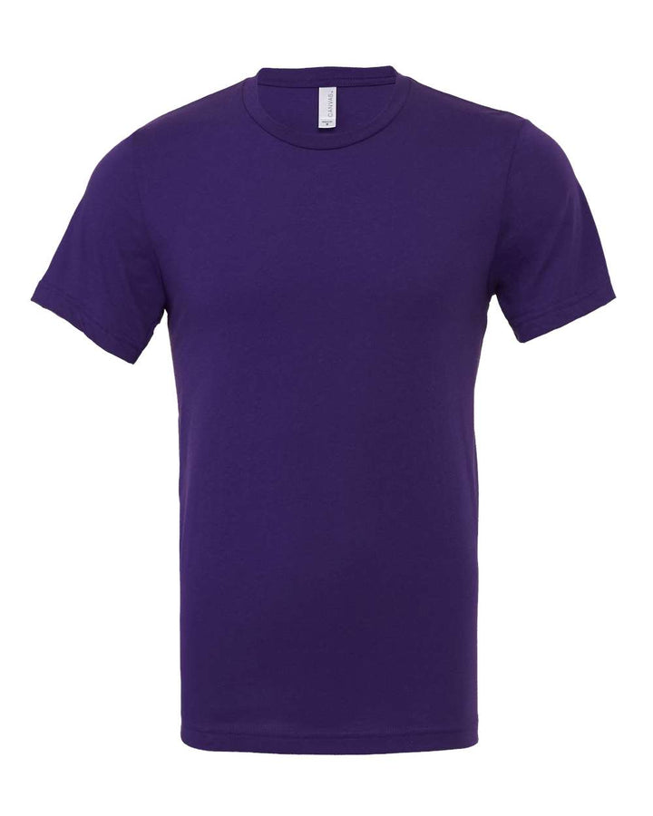 Front View of Team Purple Jersey Tee - 3001
