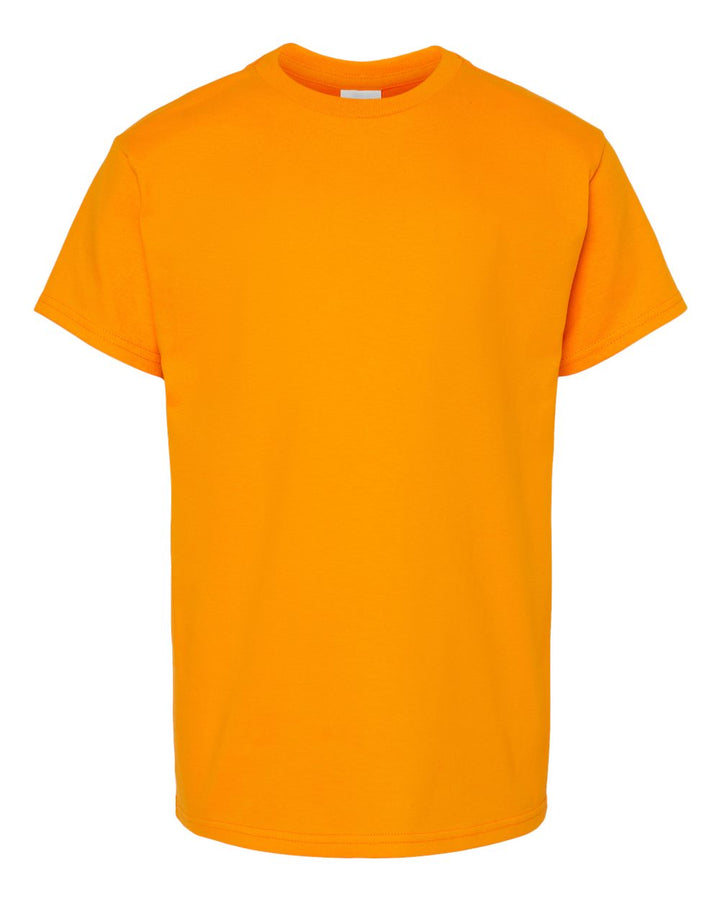 Front View of Tennessee Orange Essential-T Youth T-Shirt - 5480