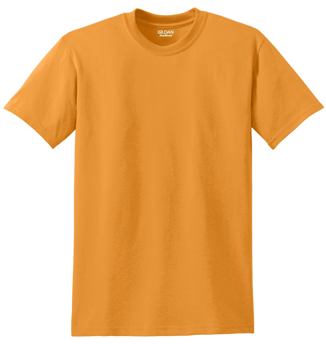 Front View of Tennessee Orng Gildan DryBlend 50 Cotton/50 Poly T-Shirt. 8000