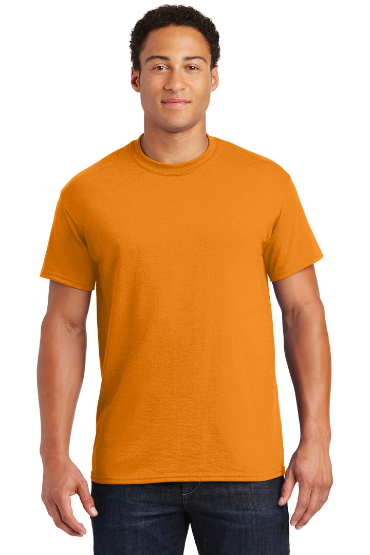 Front View of Tennessee Orng Gildan DryBlend 50 Cotton/50 Poly T-Shirt. 8000
