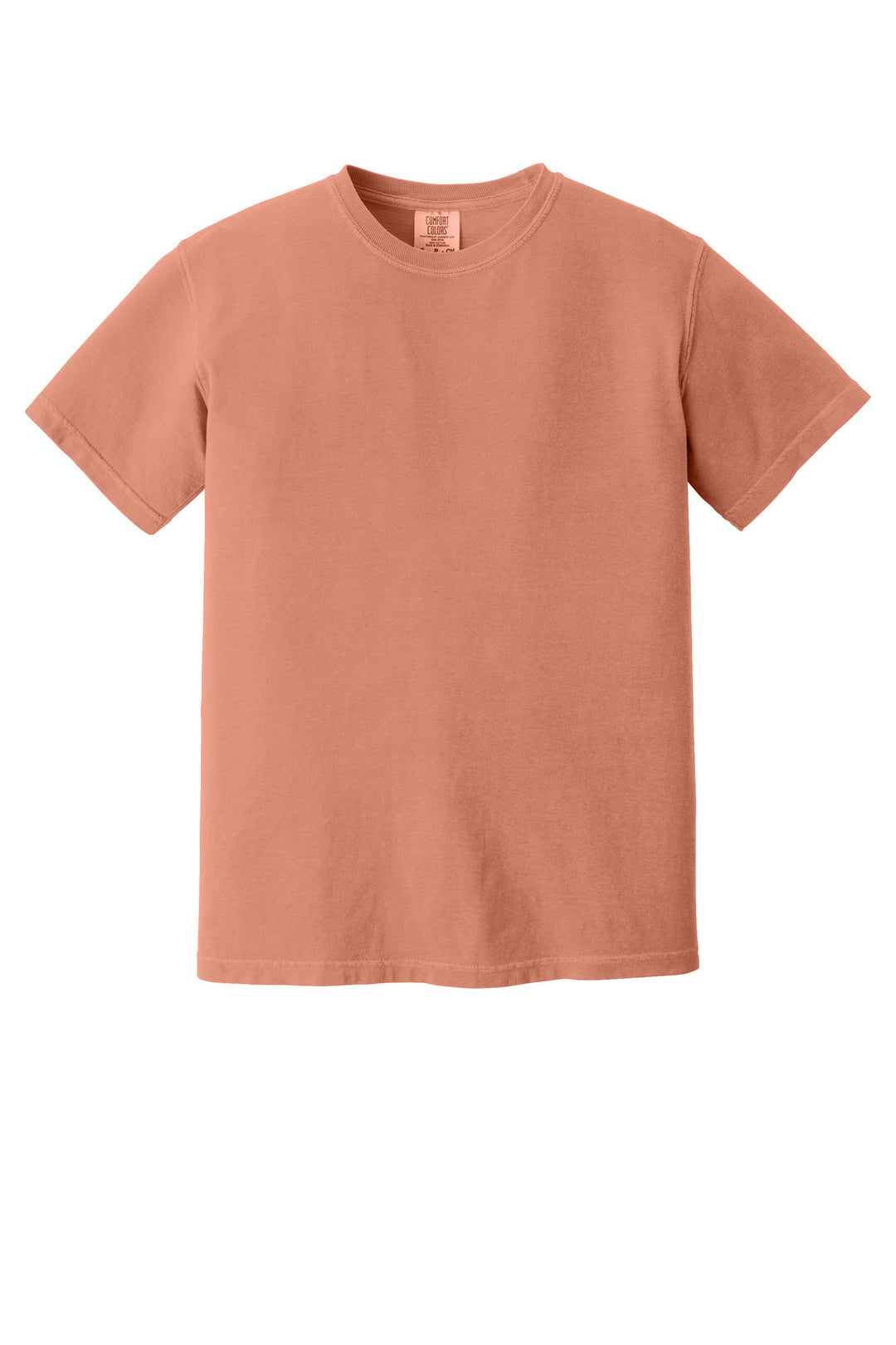 Front View of Terracotta COMFORT COLORS Heavyweight Ring Spun Tee. 1717