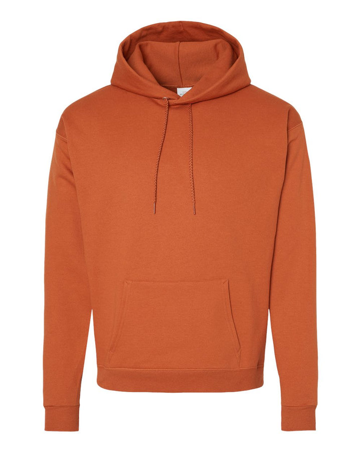 Front View of Texas Orange Ecosmart® Hooded Sweatshirt - P170