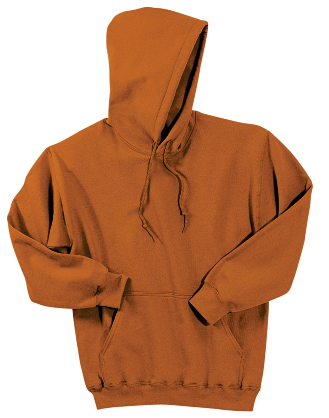 Front View of Texas Orange Gildan - DryBlend Pullover Hooded Sweatshirt. 12500