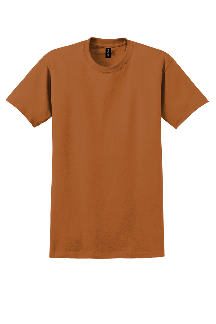 Front View of Texas Orange Gildan - Ultra Cotton 100% US Cotton T-Shirt. 2000
