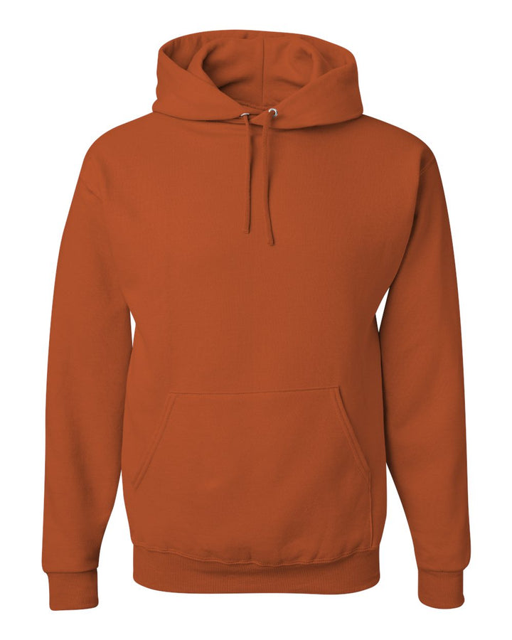 Front View of Texas Orange NuBlend® Hooded Sweatshirt - 996MR