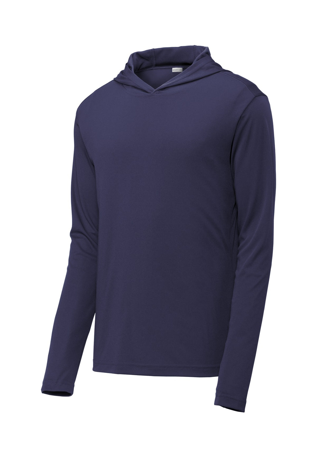 Front View of True Navy Sport-Tek PosiCharge Competitor Hooded Pullover. ST358