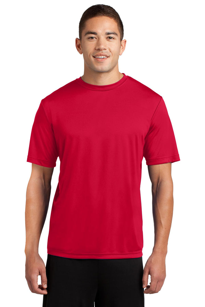 Front View of True Red Sport-Tek PosiCharge Competitor Tee. ST350