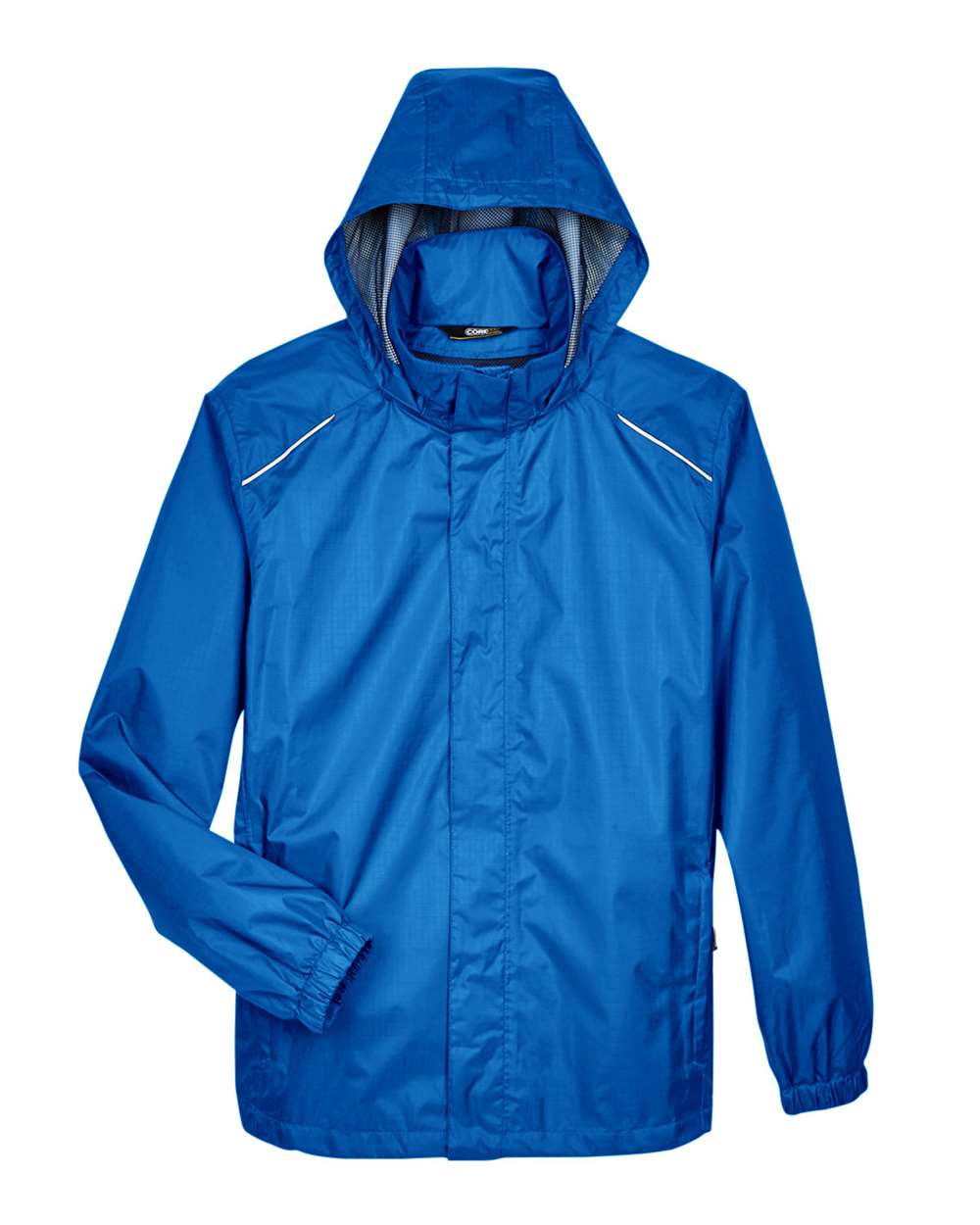 Front View of True Royal Men's Climate Seam Sealed Lightweight Variegated Ripstop Jacket - 88185