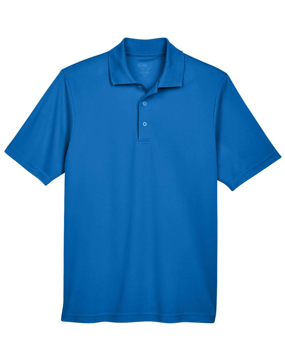Front View of True Royal Men's Origin Performance Piqué Polo - 88181