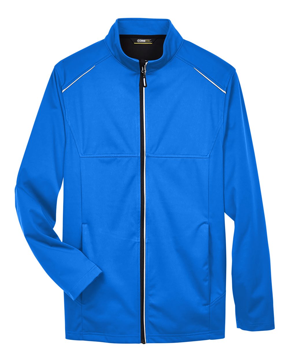 Front View of True Royal Men's Techno Lite Three-Layer Knit Tech-Shell - CE708
