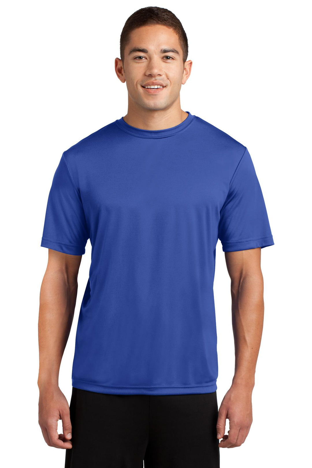 Front View of True Royal Sport-Tek PosiCharge Competitor Tee. ST350