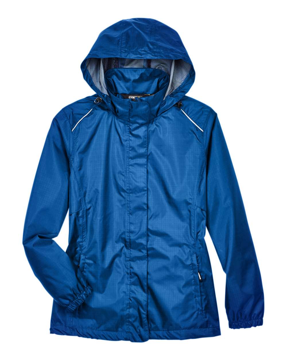 Front View of True Royal Women's Climate Seam-Sealed Lightweight Variegated Ripstop Jacket - 78185
